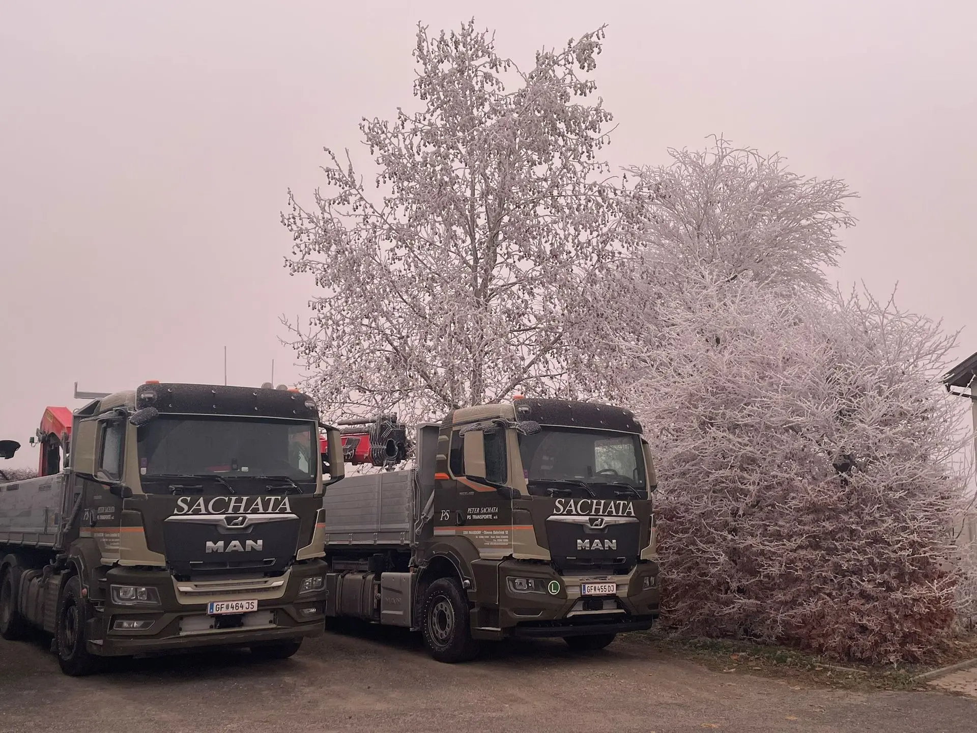 PS Transporte LKW im Winter